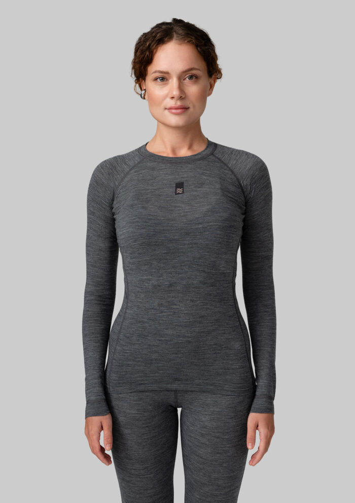 Женское термобелье мерино верх Grey