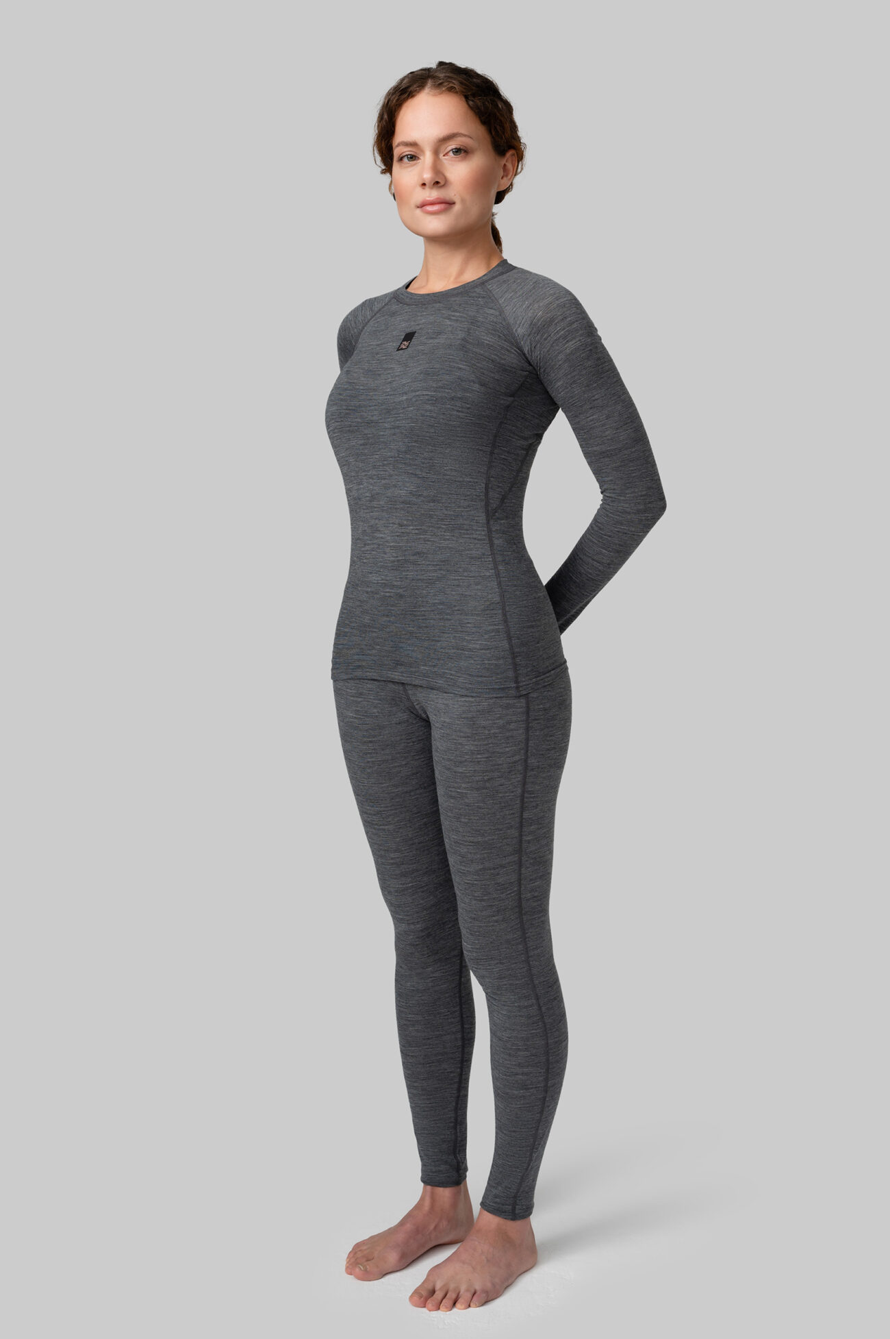 Женское термобелье мерино верх Grey