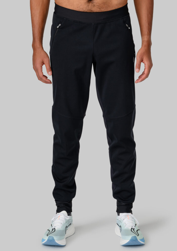 Мужские Утеплённые Беговые Штаны Practice Black