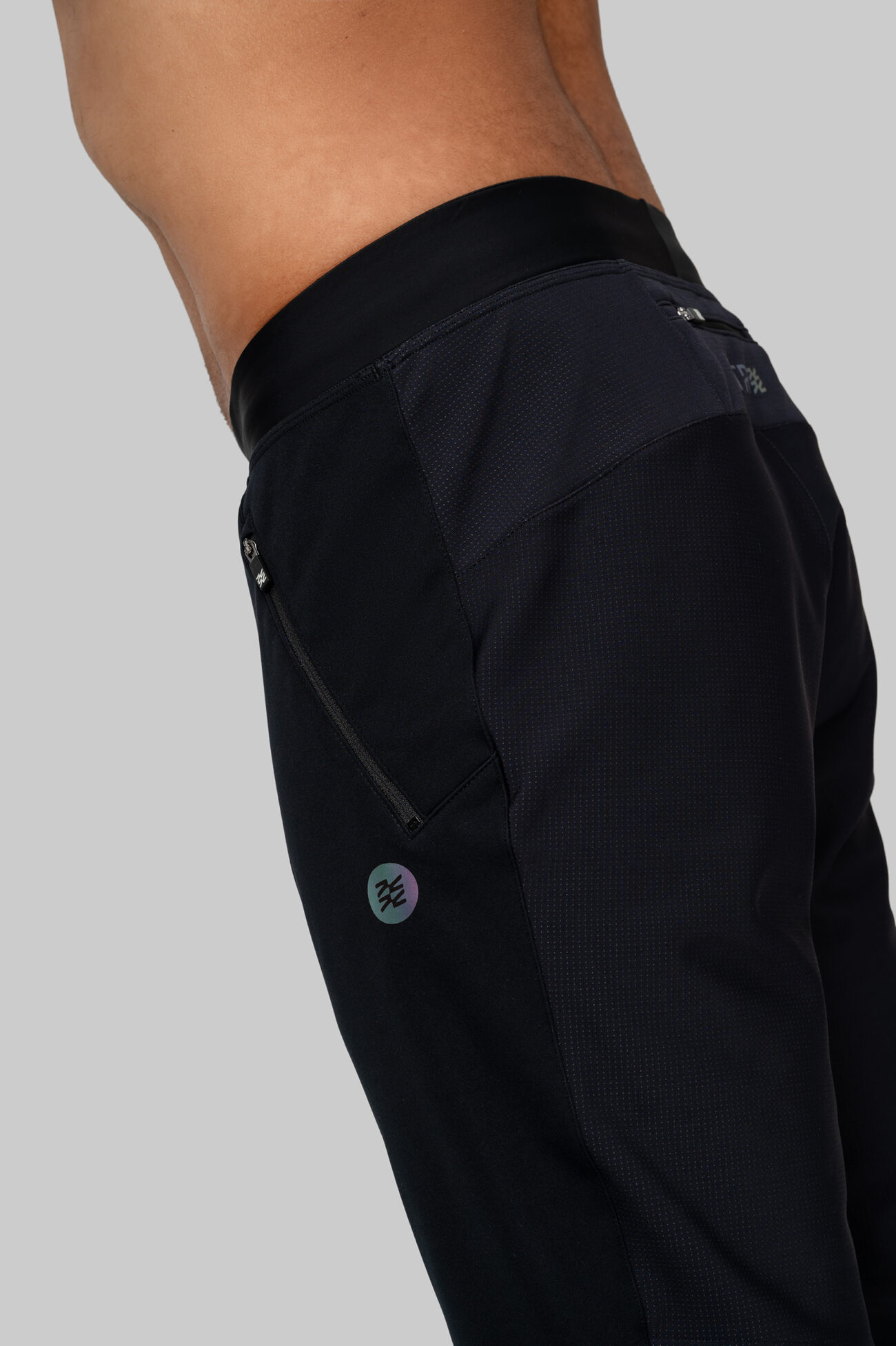 Мужские Утеплённые Беговые Штаны Practice Black