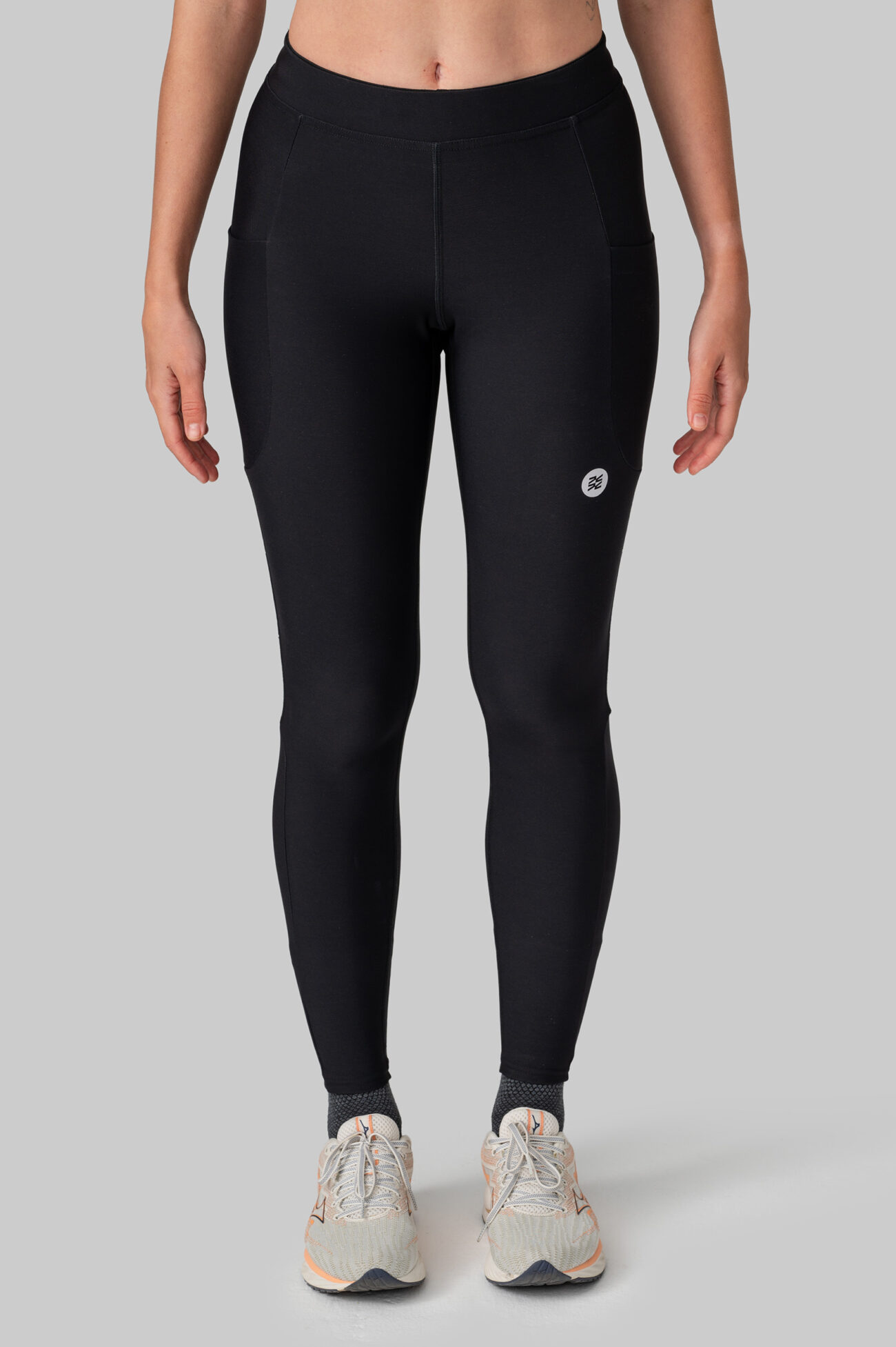 Женские Утеплённые Беговые Тайтсы Practice Black