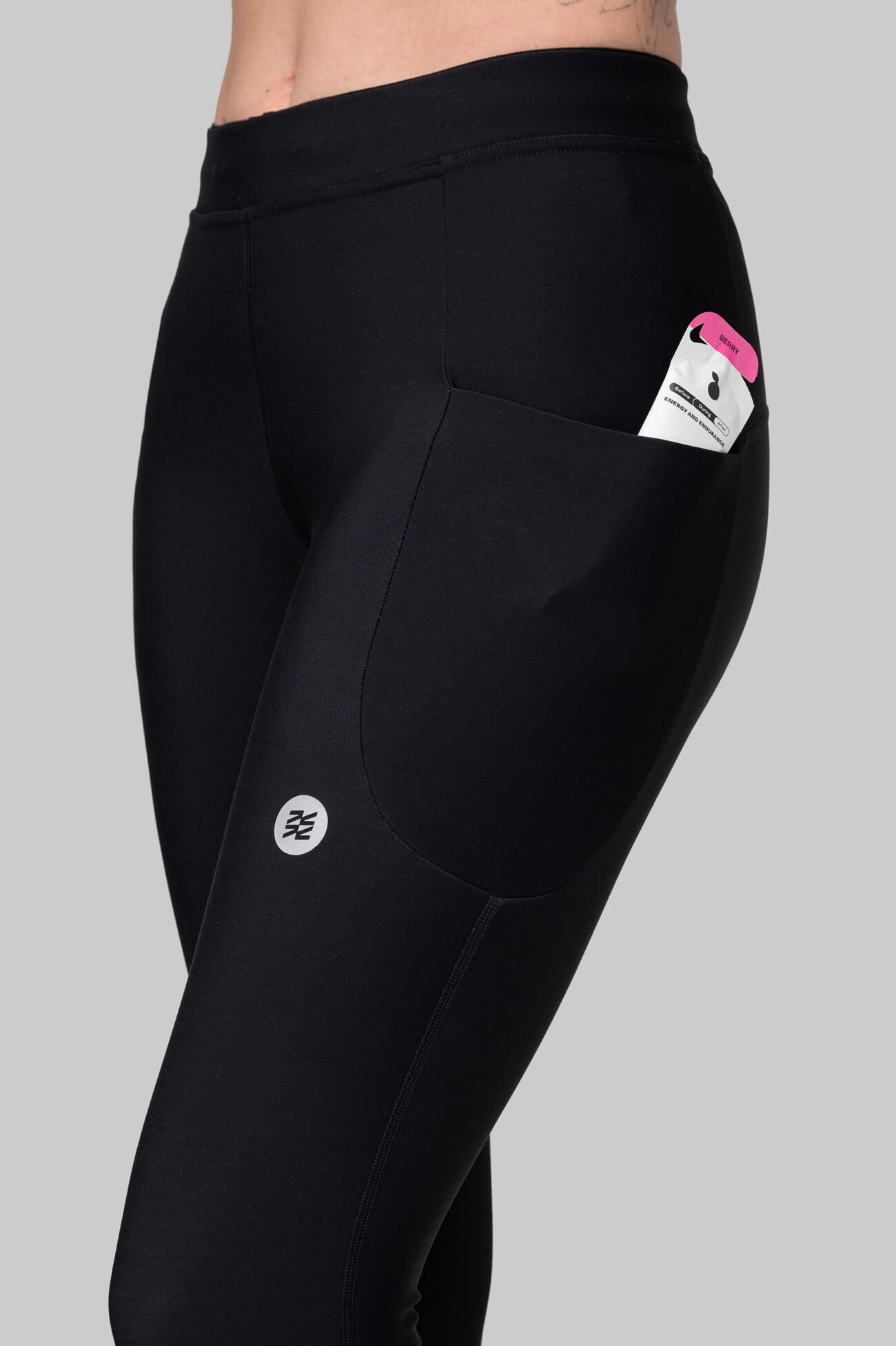 Женские Утеплённые Беговые Тайтсы Practice Black