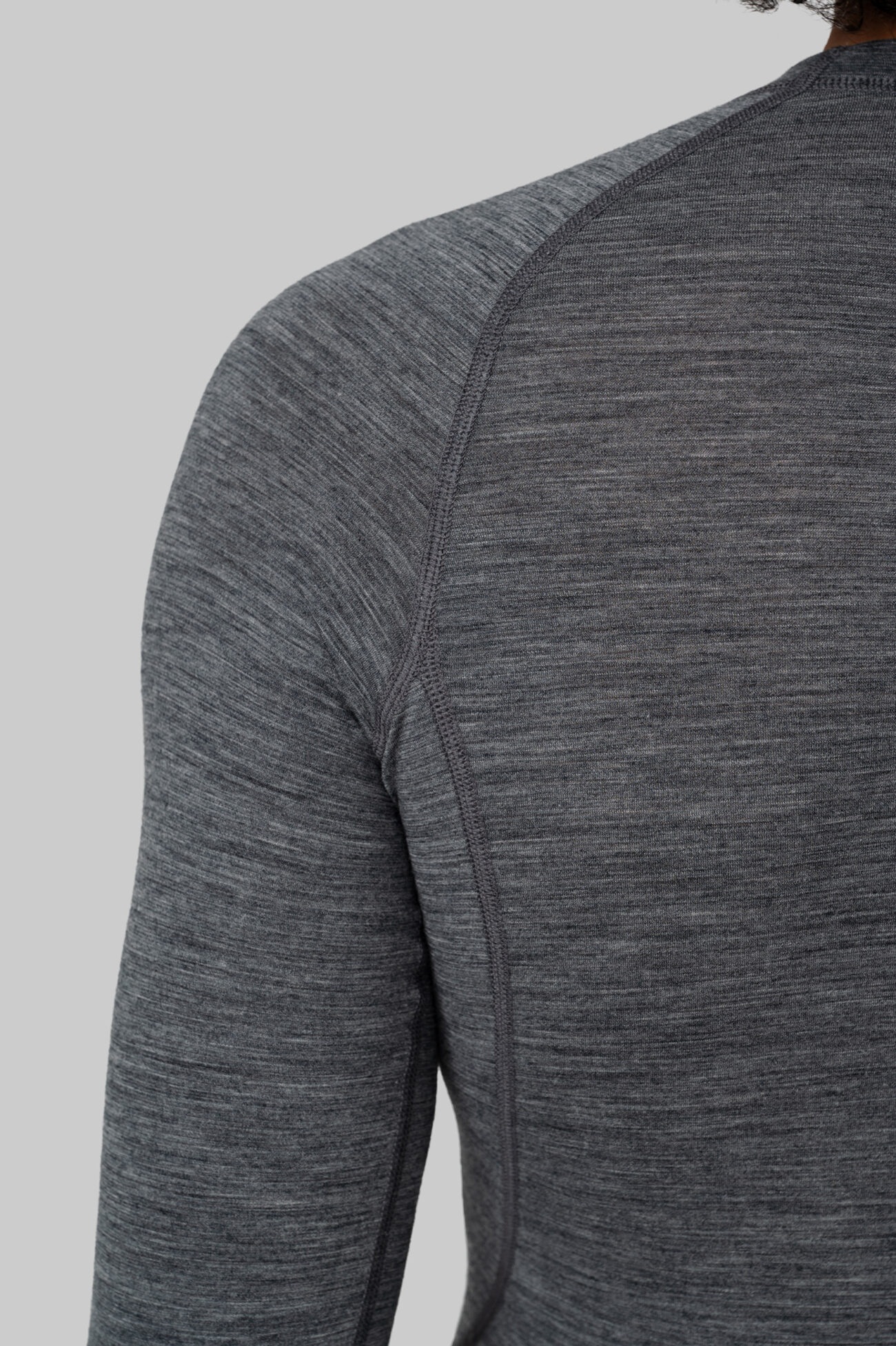 Мужское термобелье мерино верх Grey