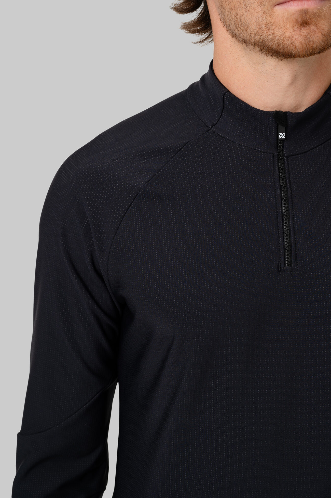 Мужской Беговой Утеплённый Лонгслив Practice Black