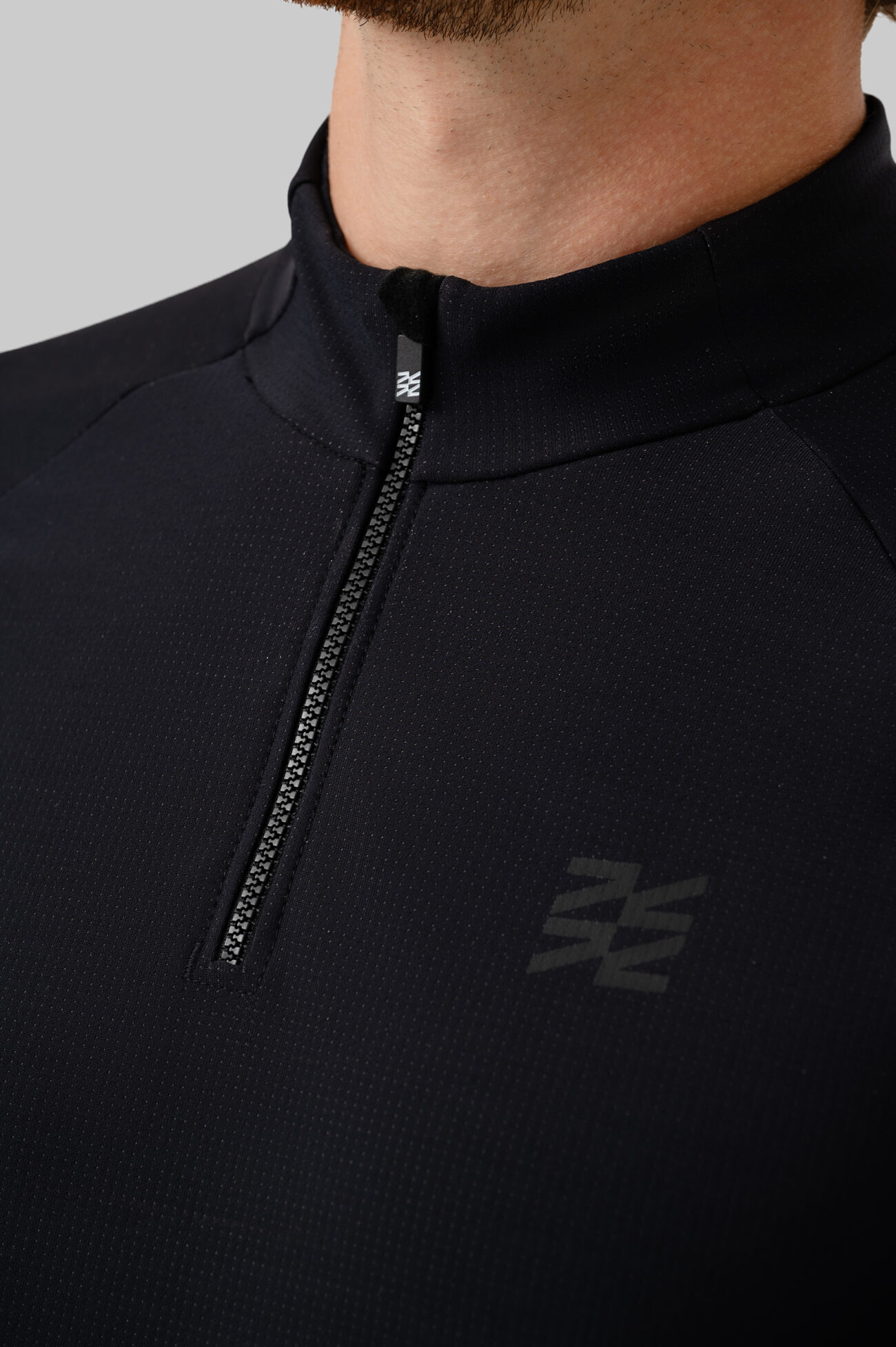 Мужской Беговой Утеплённый Лонгслив Practice Black