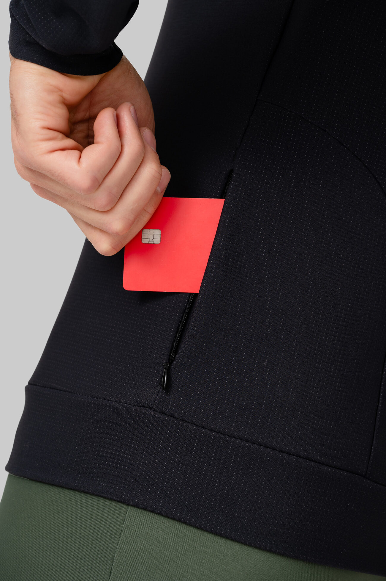 Мужской Беговой Утеплённый Лонгслив Practice Black