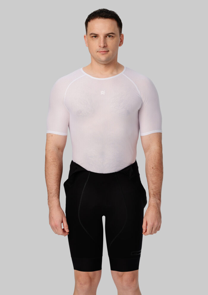 Мужской Базовый Слой c Коротким Рукавом VTR White