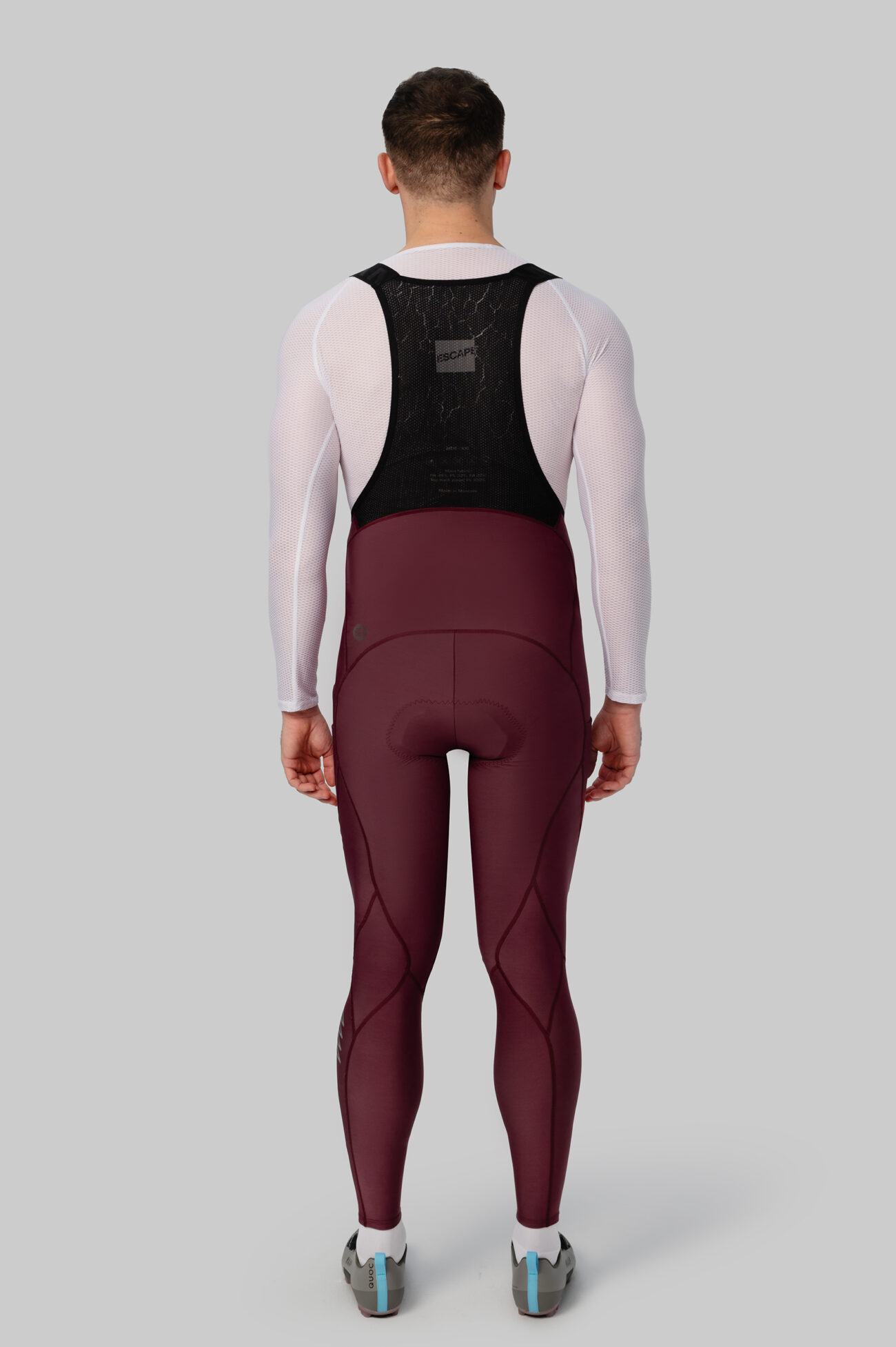 Мужские Утепленные Велоштаны Карго Эскейп (Escape) Burgundy