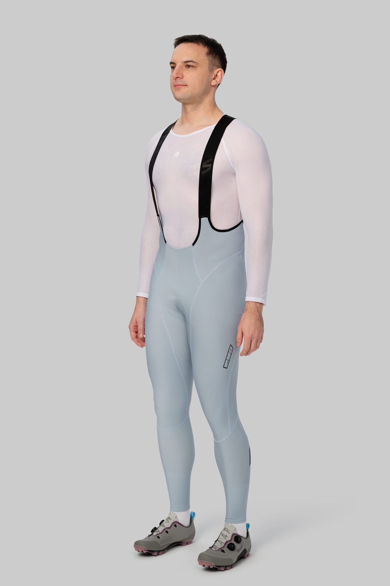 Мужские Утепленные Велоштаны Эволв (Evolve) Dusty Blue