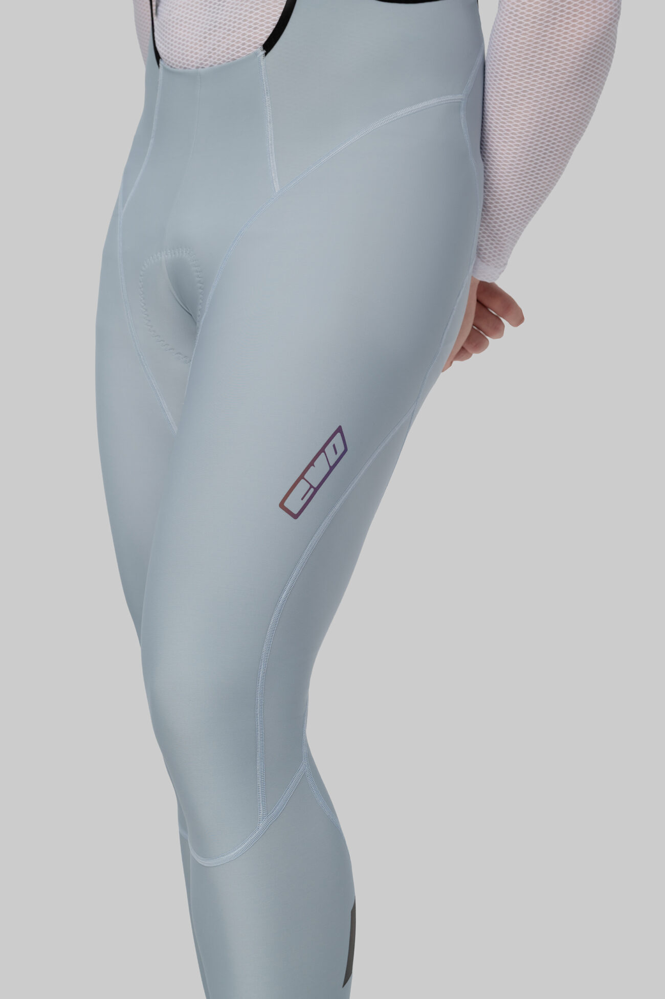 Мужские Утепленные Велоштаны Эволв (Evolve) Dusty Blue