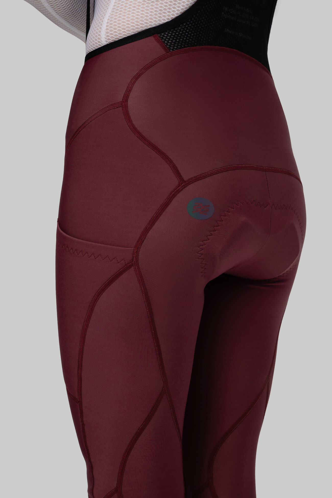 Женские Утепленные Велоштаны Карго Эскейп (Escape) Burgundy