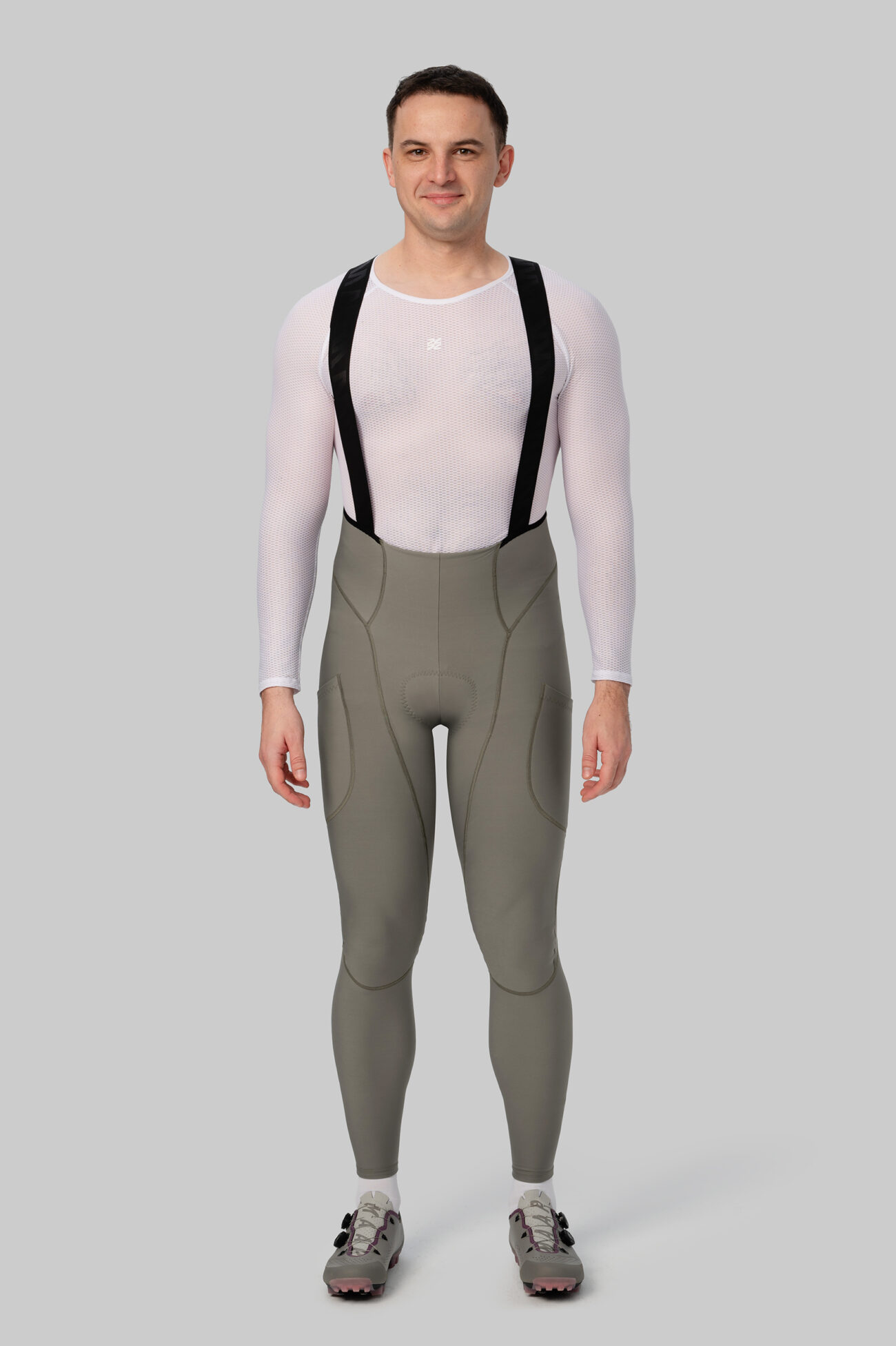 Мужские Утепленные Велоштаны Карго Эскейп (Escape) Castor Gray