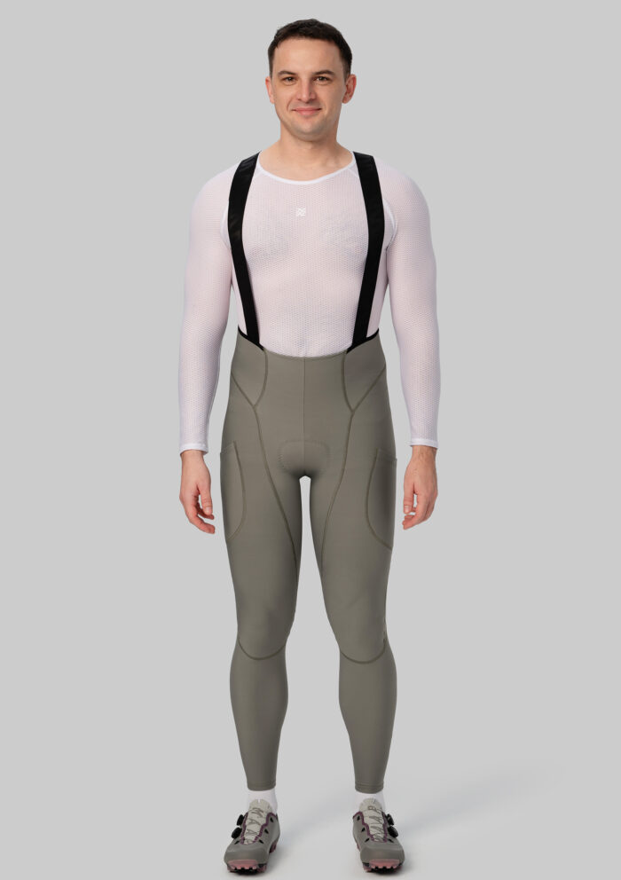 Мужские Утепленные Велоштаны Карго Escape Castor Gray