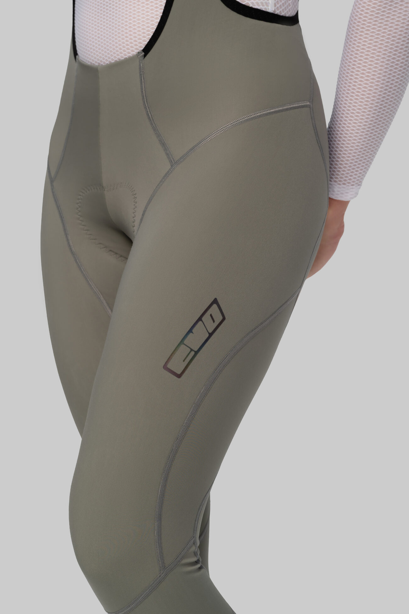 Женские Утепленные Велоштаны Эволв (Evolve) Castor Gray