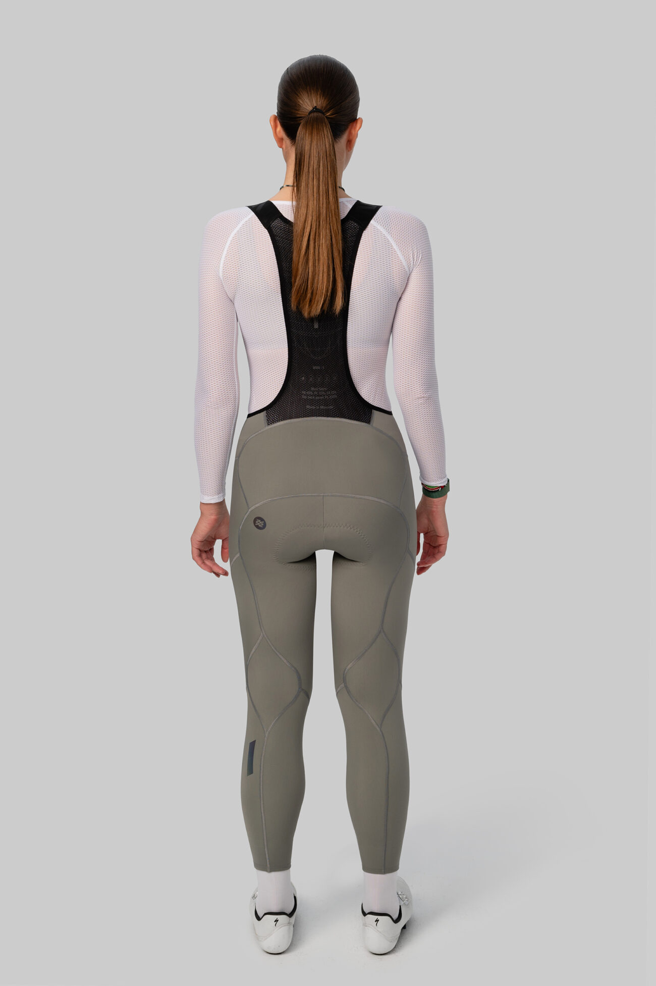 Женские Утепленные Велоштаны Эволв (Evolve) Castor Gray