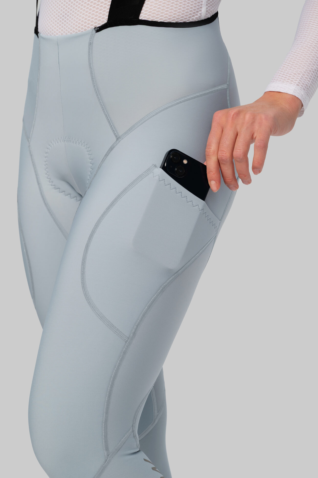 Женские Утепленные Велоштаны Карго Эскейп (Escape) Dusty Blue