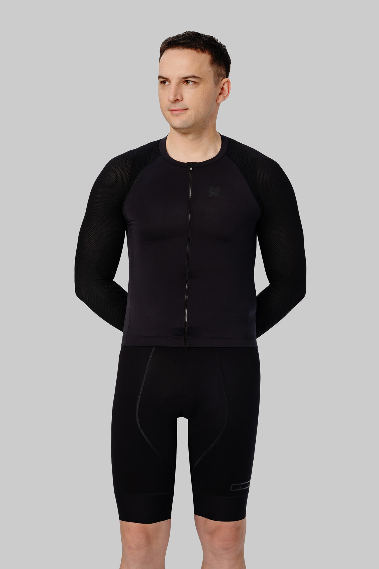 Мужская Джерси с Длинным Рукавом Эволв (Evolve) Black