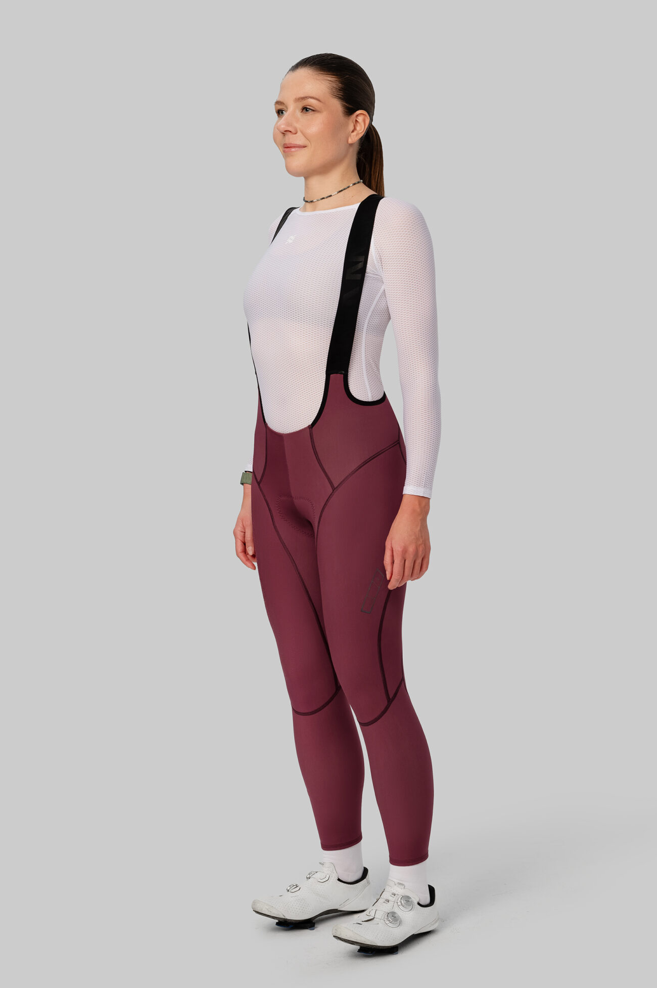 Женские Утепленные Велоштаны Эволв (Evolve) Burgundy