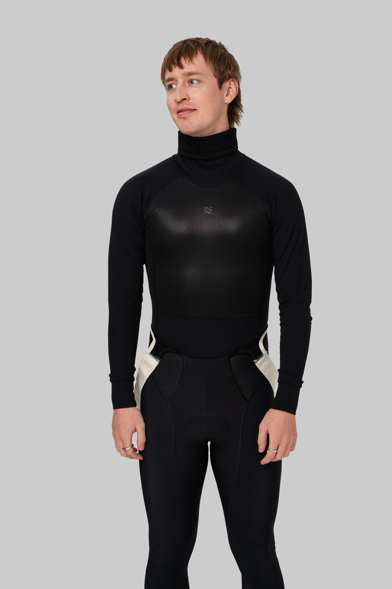 Мужской Мерино Базовый Слой с Длинным Рукавом Progress Black