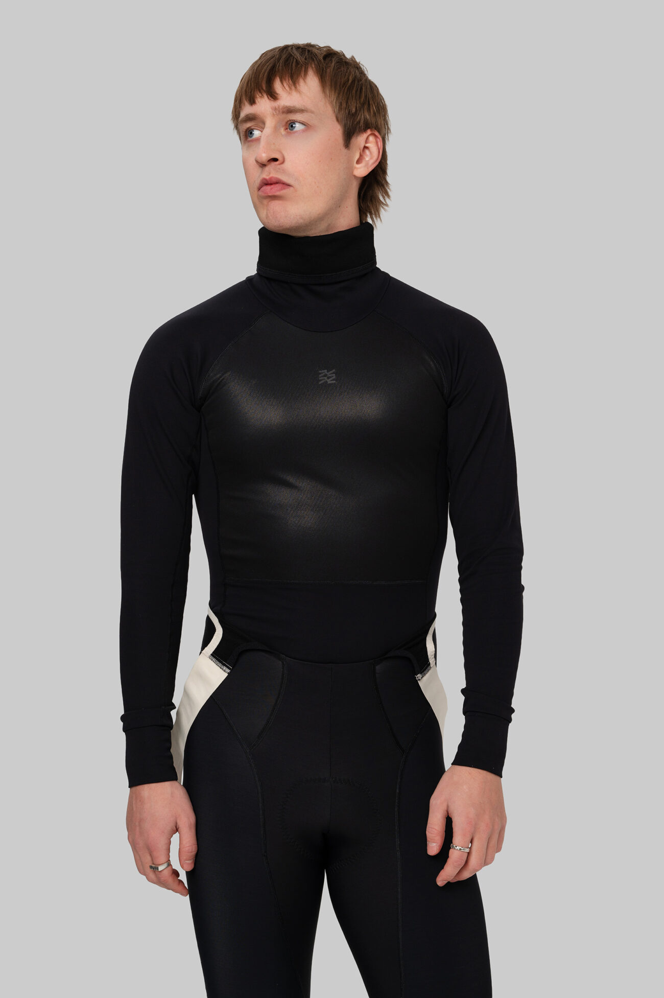 Мужской Мерино Базовый Слой с Длинным Рукавом Progress Black