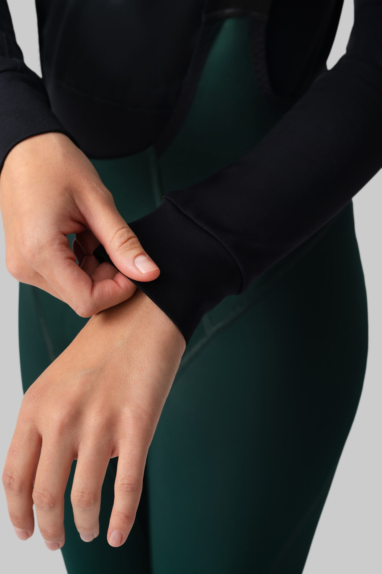 Женский Мерино Базовый Слой с Длинным Рукавом Progress Black