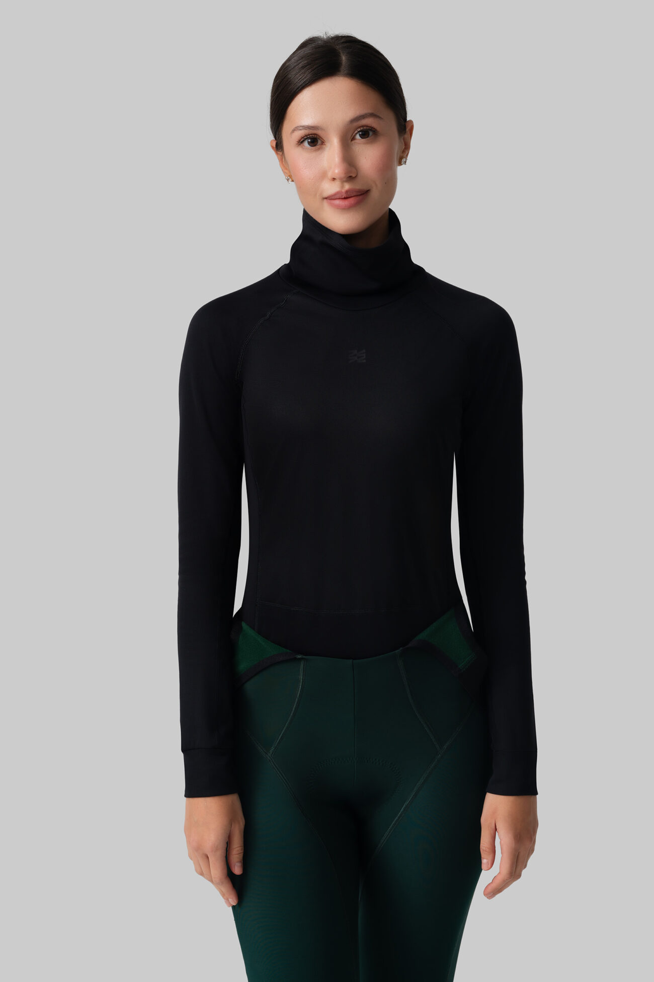 Женский Мерино Базовый Слой с Длинным Рукавом Progress Black