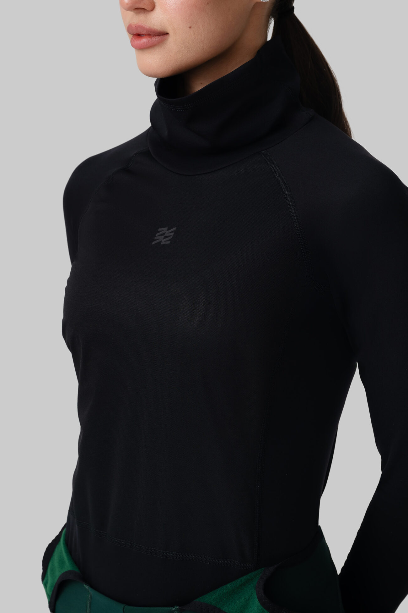 Женский Мерино Базовый Слой с Длинным Рукавом Progress Black