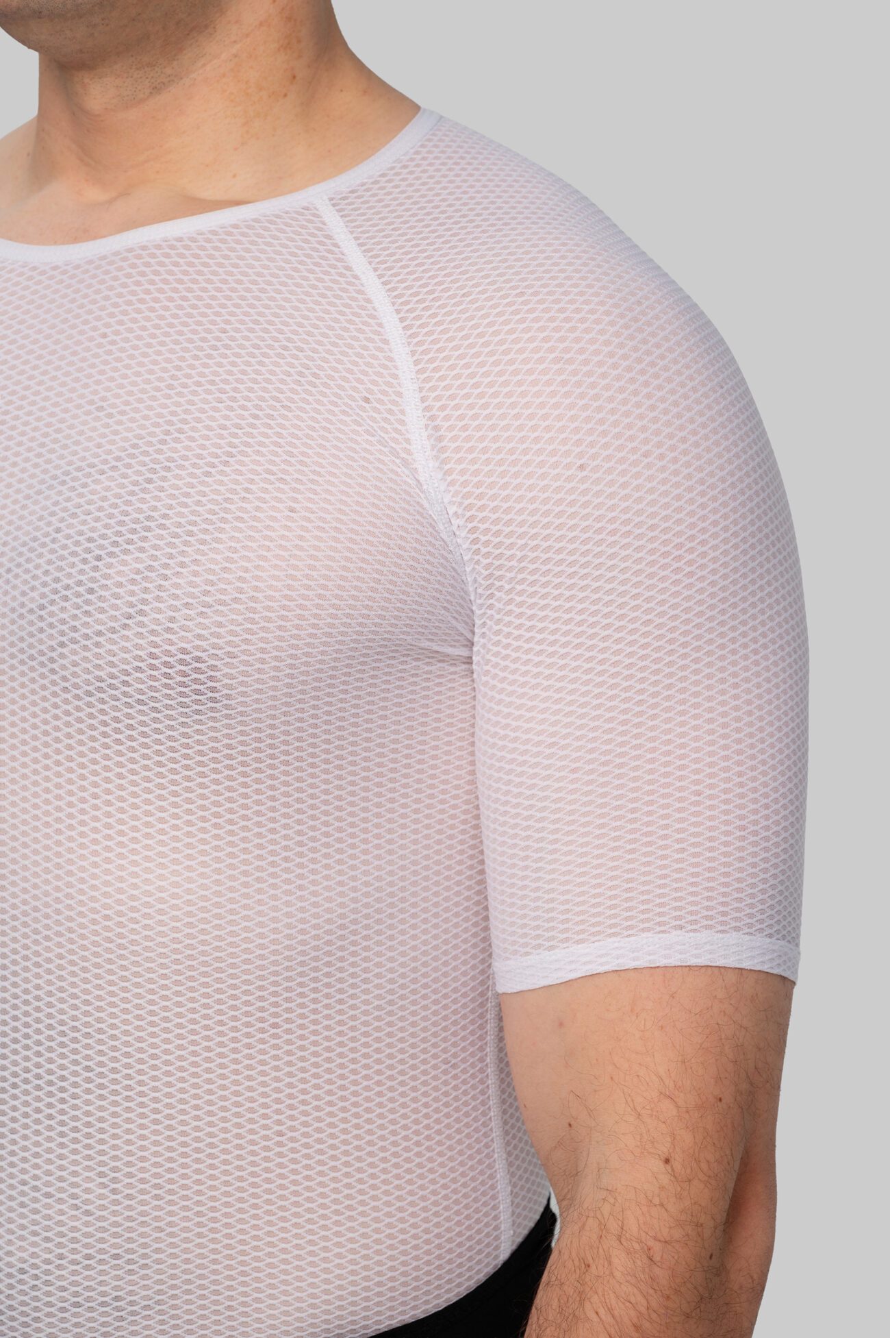 Мужской Базовый Слой c Коротким Рукавом VTR White