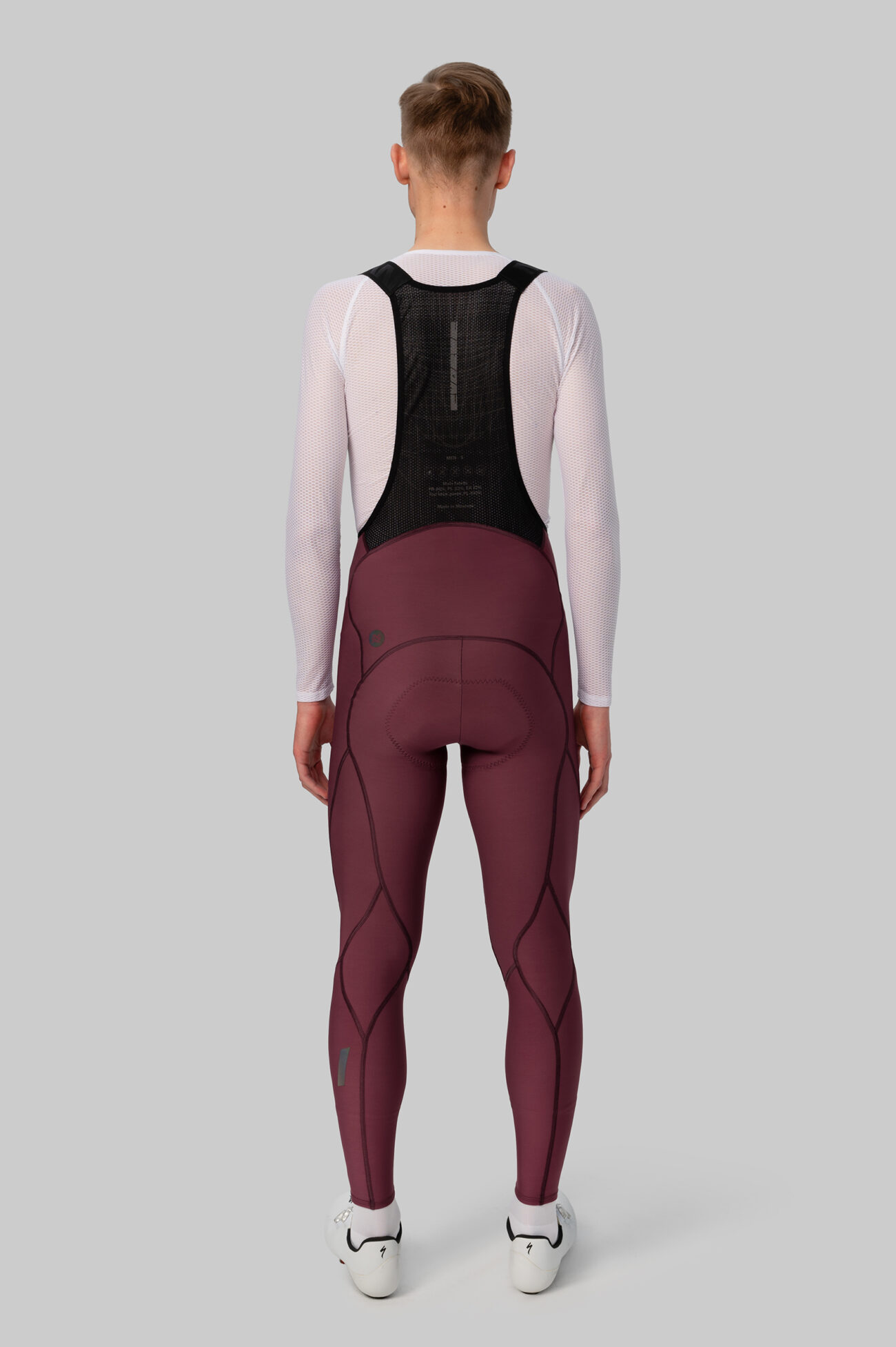 Мужские Утепленные Велоштаны Evolve Burgundy