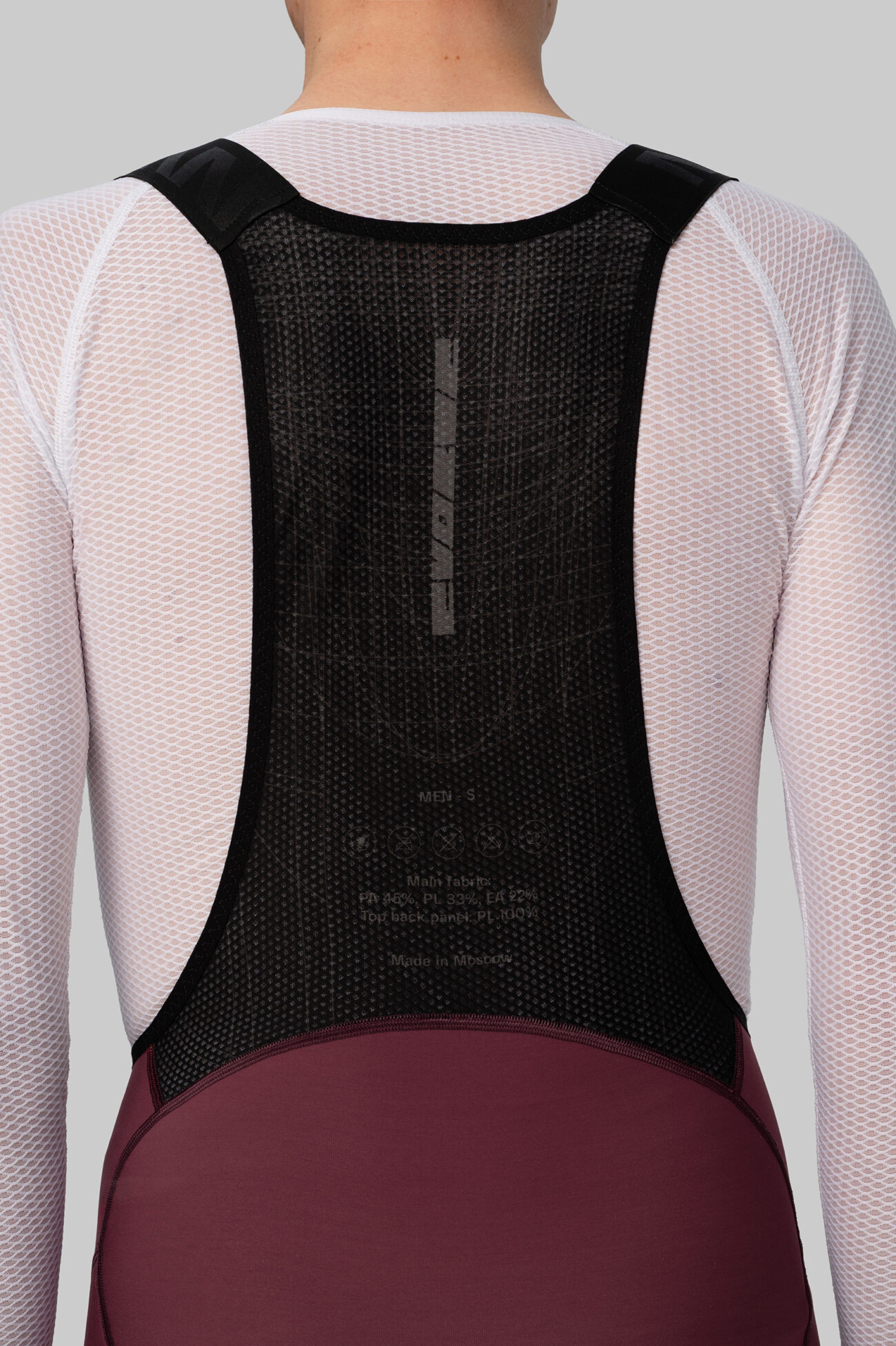 Мужские Утепленные Велоштаны Evolve Burgundy