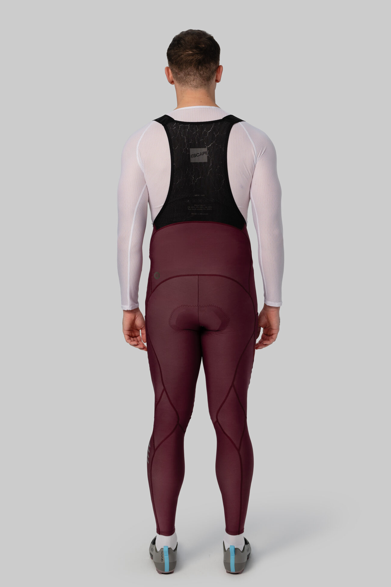 Мужские Утепленные Велоштаны Карго Escape Burgundy