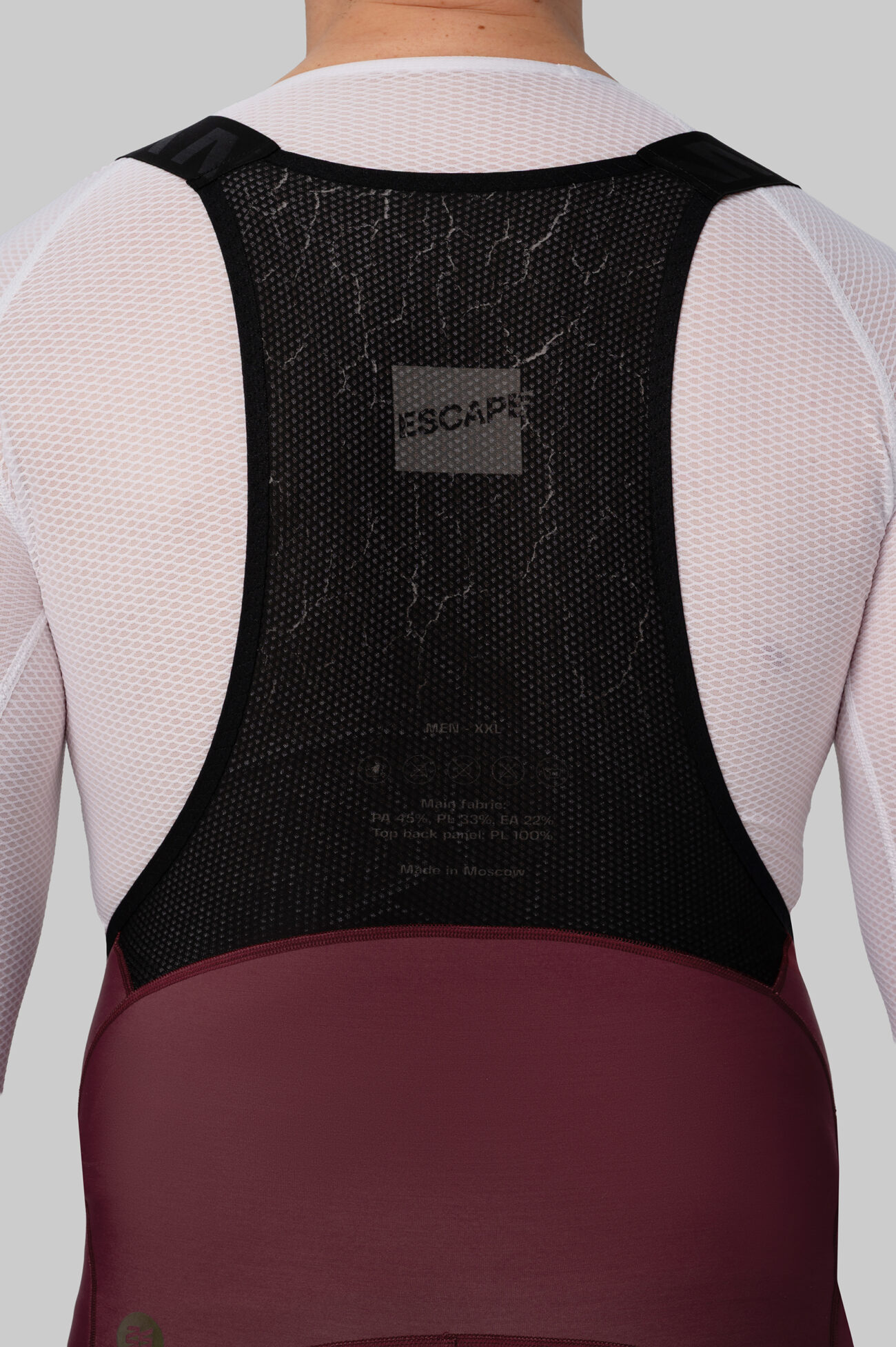 Мужские Утепленные Велоштаны Карго Escape Burgundy