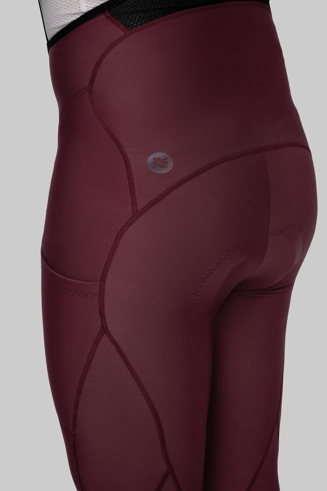 Мужские Утепленные Велоштаны Карго Escape Burgundy