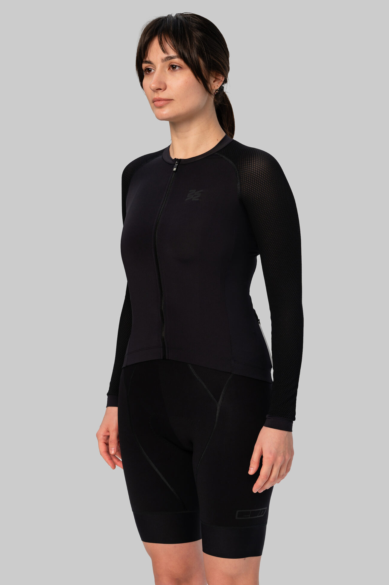 Женская Джерси с Длинным Рукавом Evolve Black