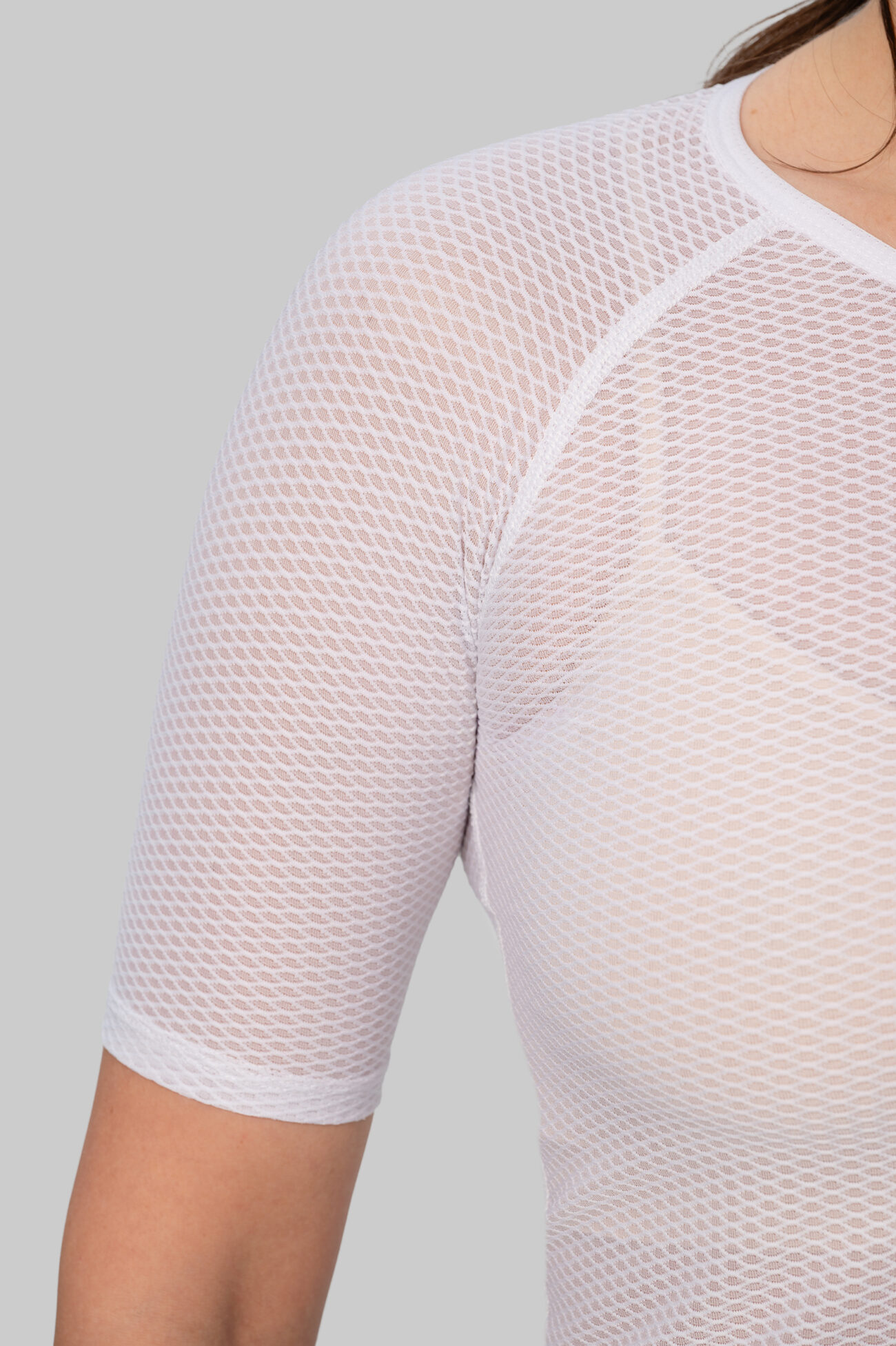 Женский Базовый Слой c Коротким Рукавом VTR White