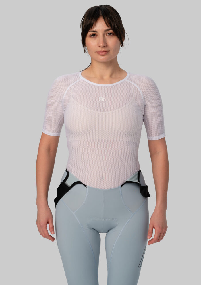 Женский Базовый Слой c Коротким Рукавом VTR White