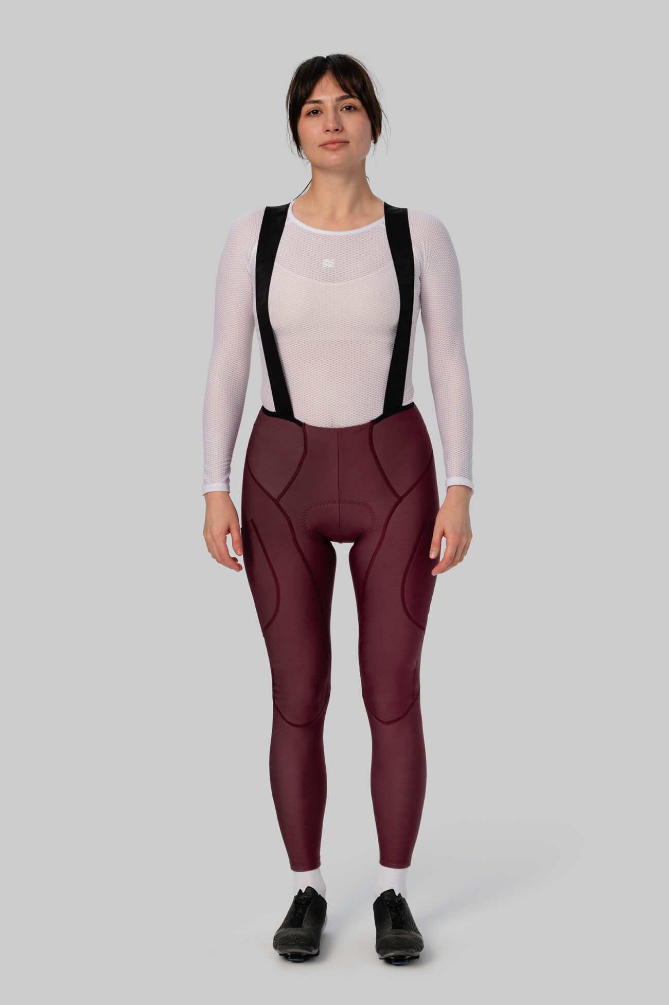 Женские Утепленные Велоштаны Карго Escape Burgundy