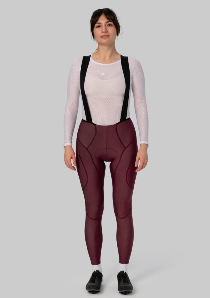 Женские Утепленные Велоштаны Карго Escape Burgundy