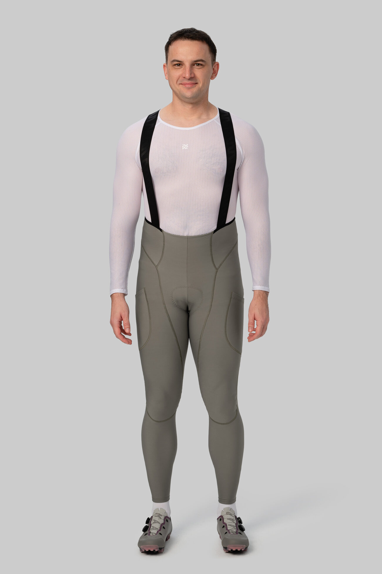 Мужские Утепленные Велоштаны Карго Escape Castorgray