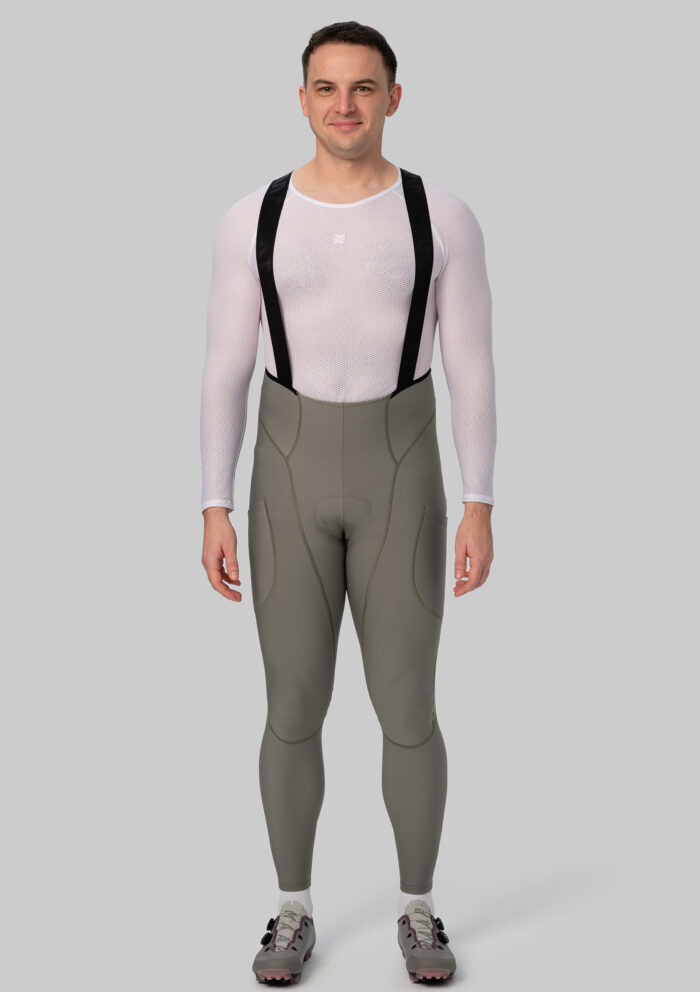 Мужские Утепленные Велоштаны Карго Escape Castorgray