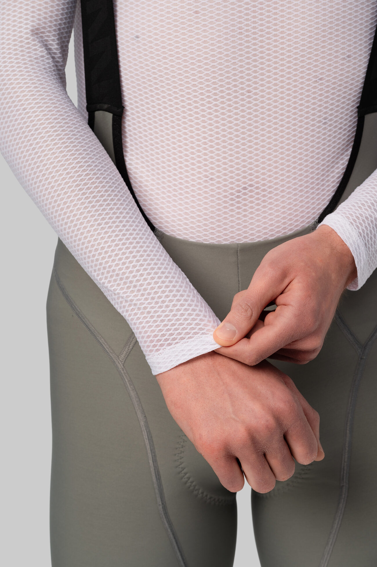 Мужской Базовый Слой c Длинным Рукавом VTR White