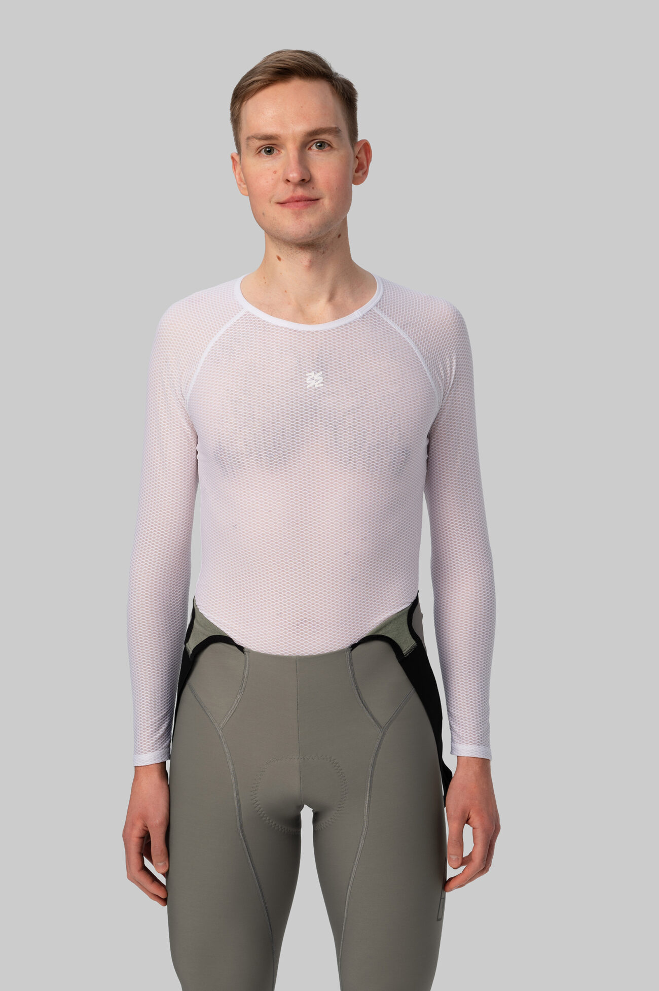 Мужской Базовый Слой c Длинным Рукавом VTR White