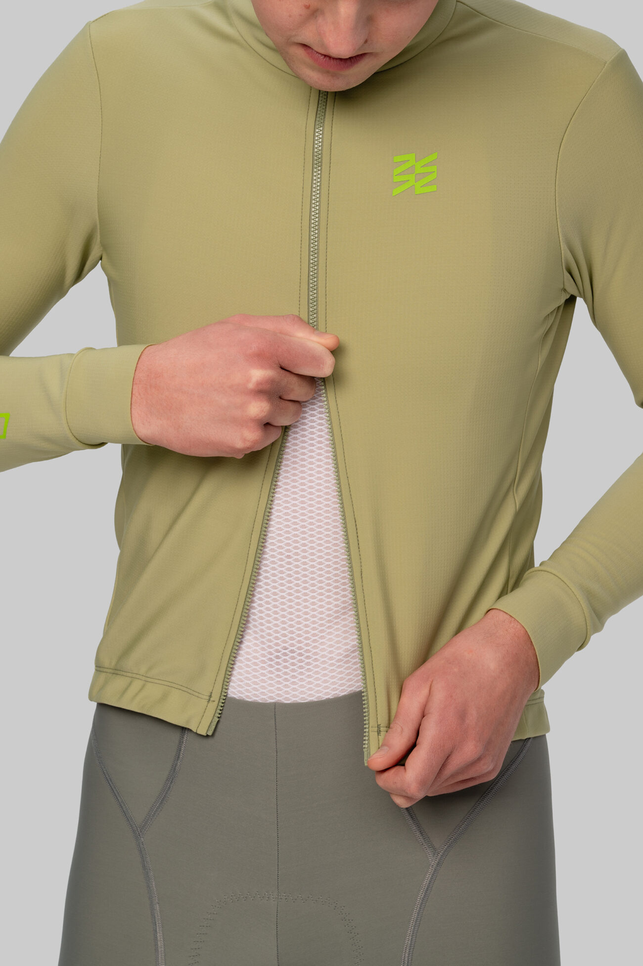 Мужская Утепленная Джерси Evolve Sagegreen