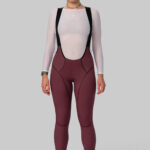 Женские Утепленные Велоштаны Evolve Burgundy