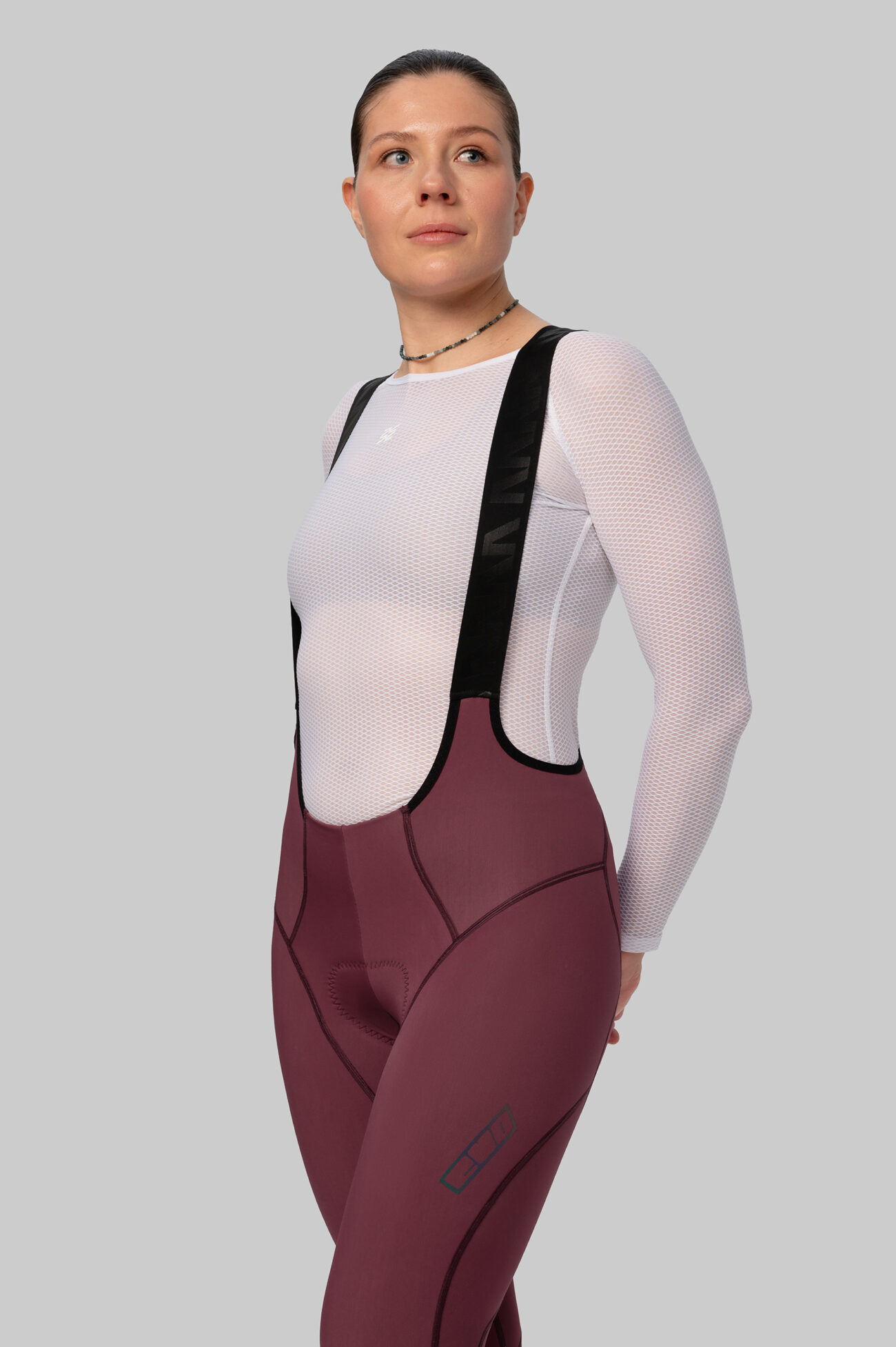 Женские Утепленные Велоштаны Evolve Burgundy