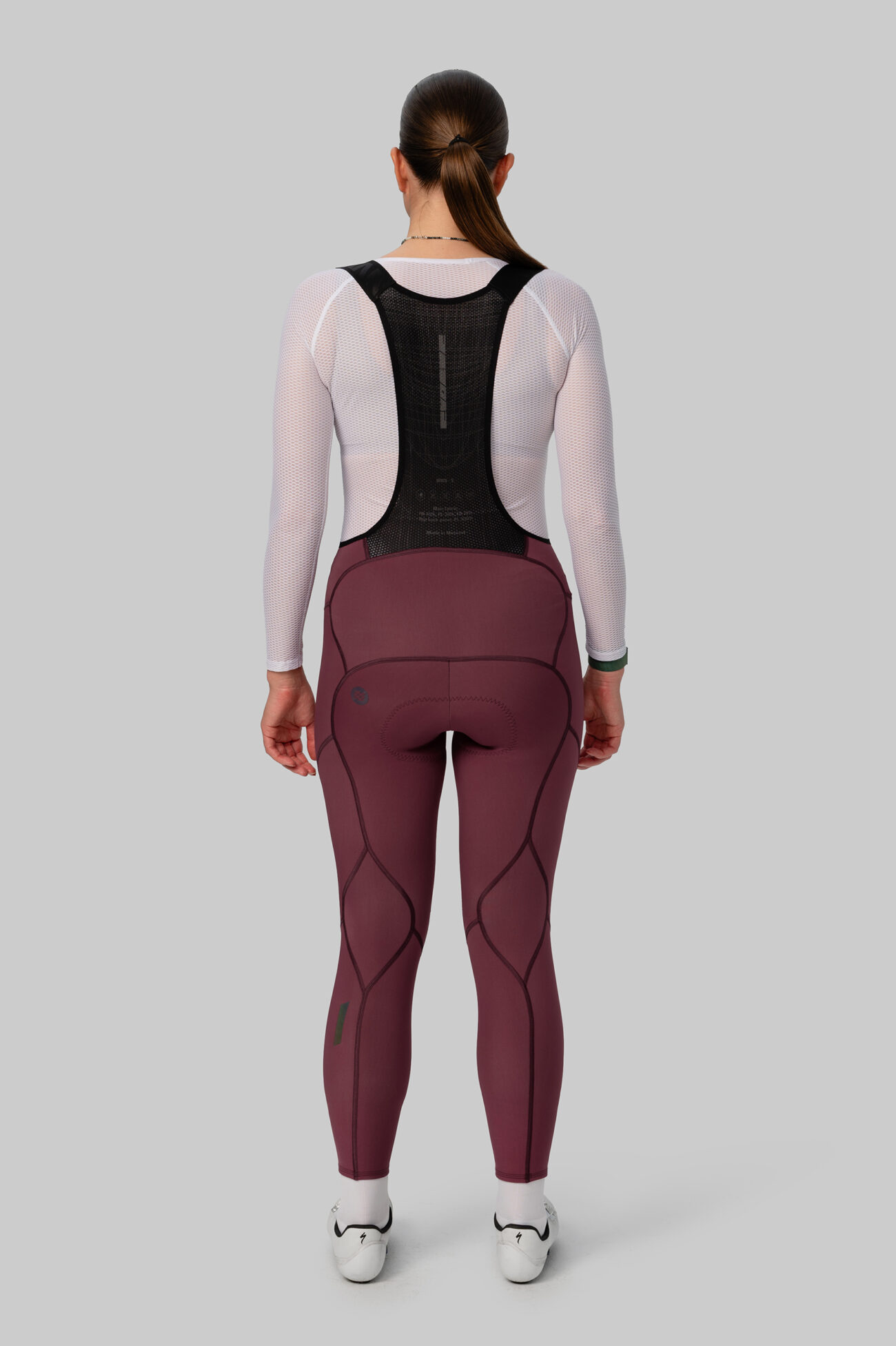 Женские Утепленные Велоштаны Evolve Burgundy