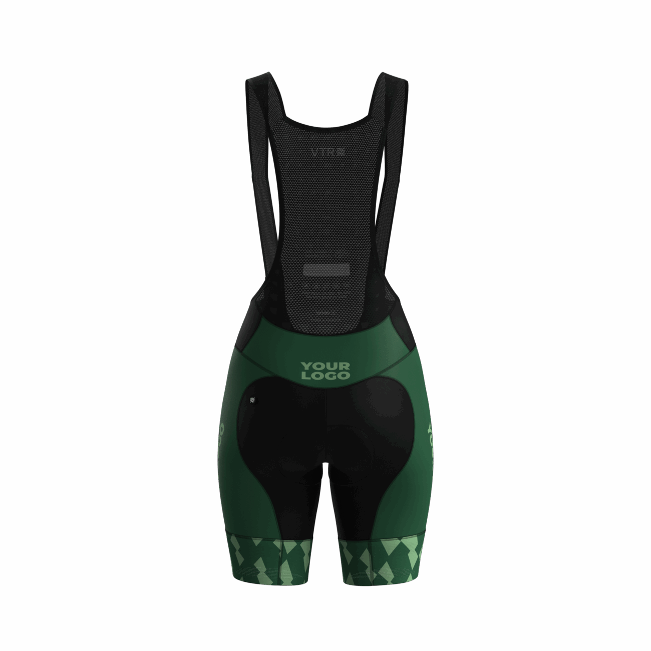 Велотрусы с подкладкой и лямками, классическая модель, женские