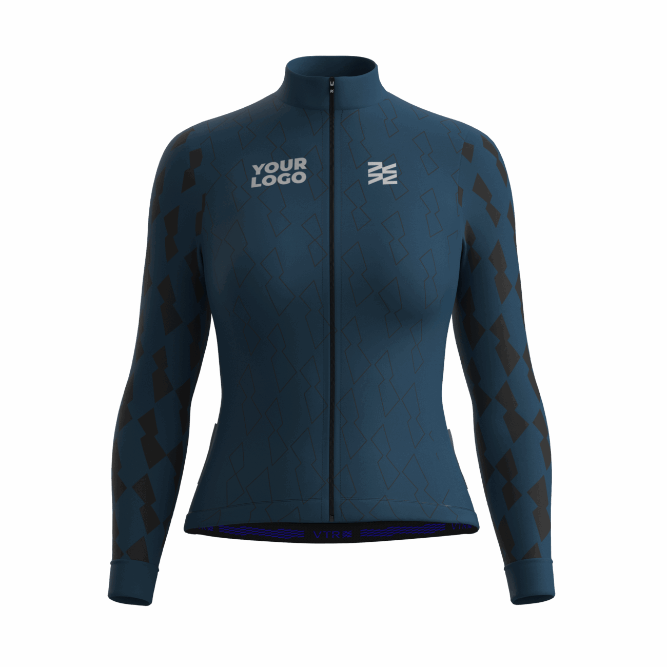 Велоджерси с длинным рукавом, утеплённая, женская