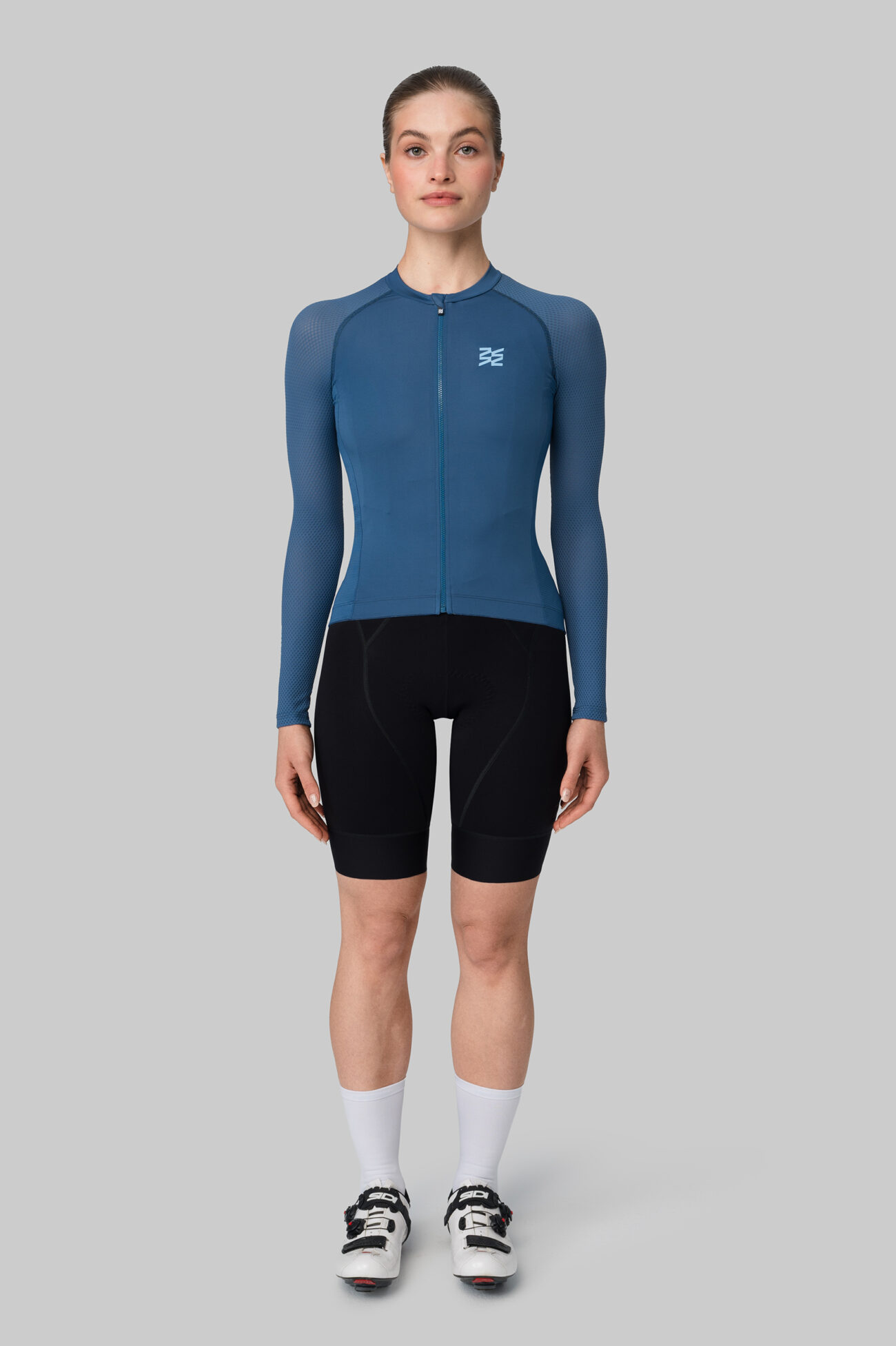 Джерси с длинным рукавом ЭВОЛВ (EVOLVE) Океан женская