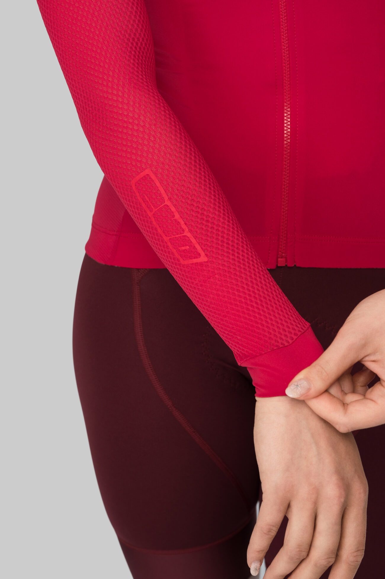 Джерси с длинным рукавом ЭВОЛВ (EVOLVE) Томат женская